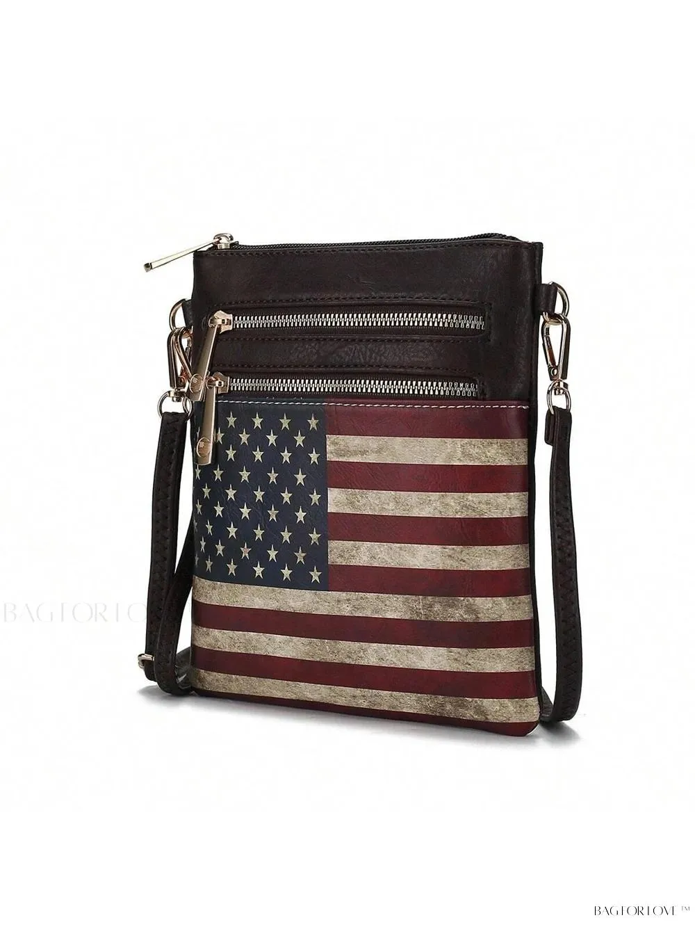 BagForLove - Retro USA Patriotic Handbag for Female Professionals
