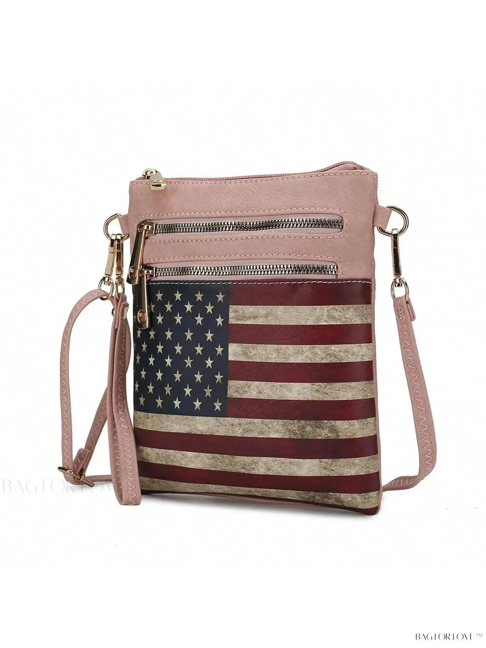 BagForLove - Retro USA Patriotic Handbag for Female Professionals
