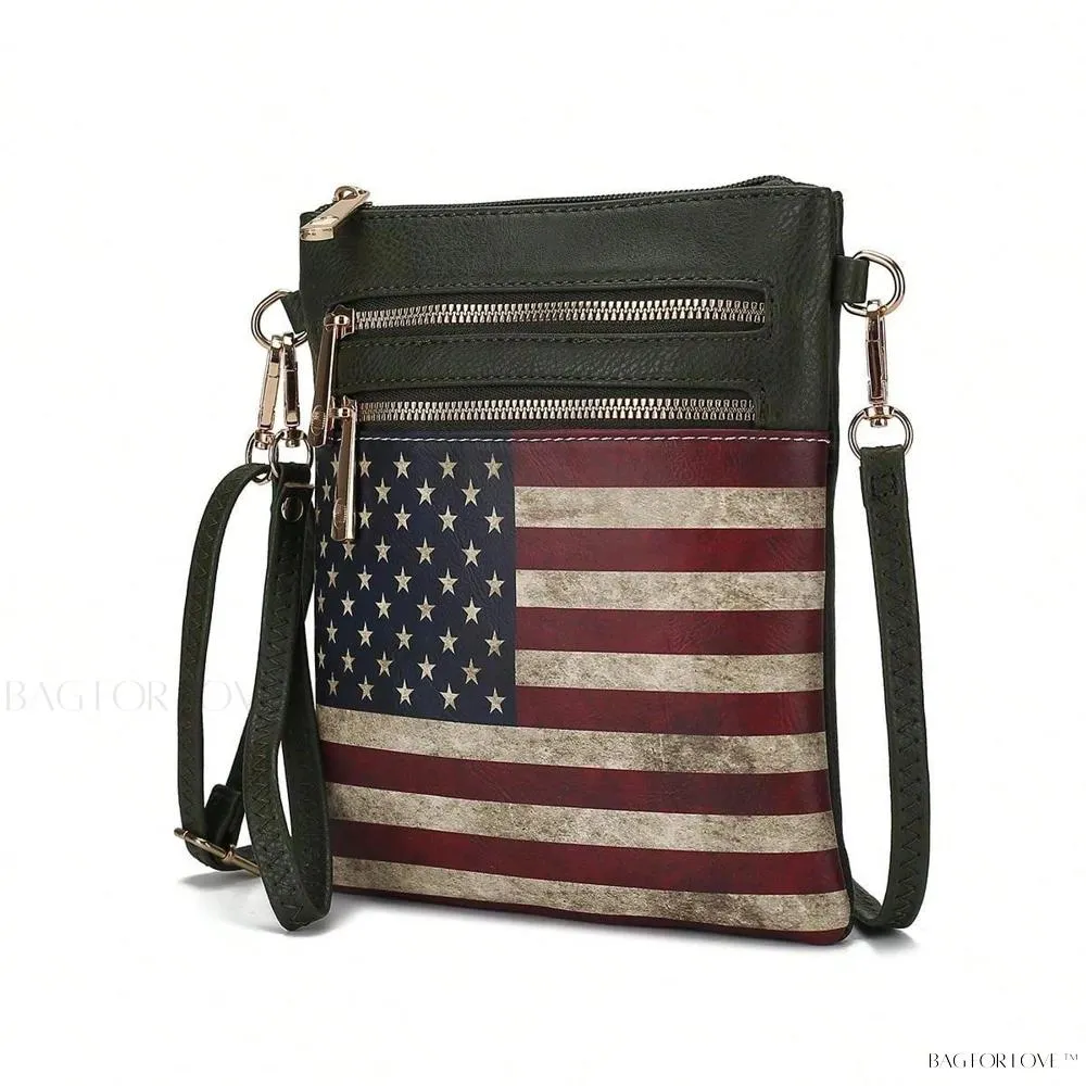 BagForLove - Retro USA Patriotic Handbag for Female Professionals
