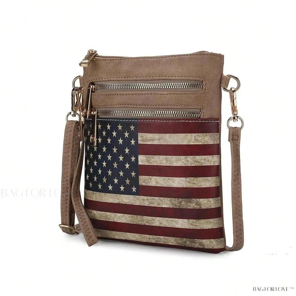 BagForLove - Retro USA Patriotic Handbag for Female Professionals