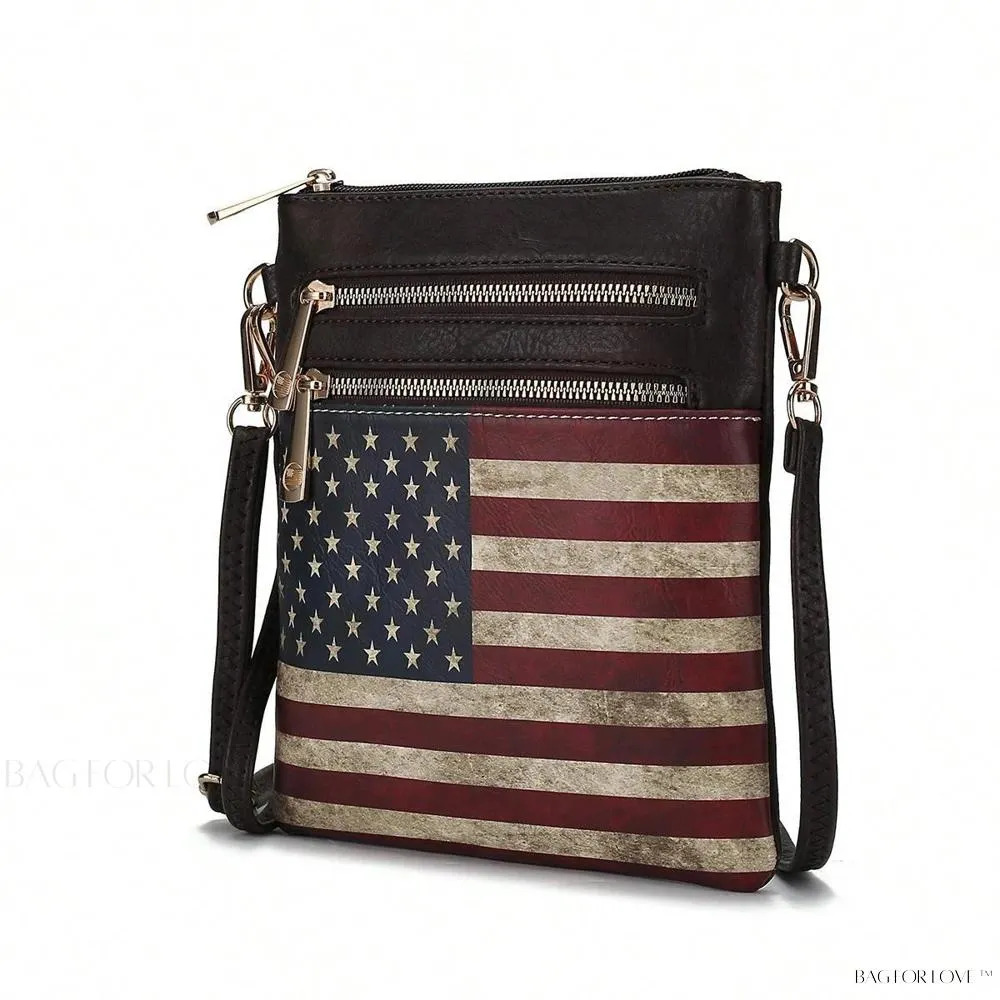 BagForLove - Retro USA Patriotic Handbag for Female Professionals