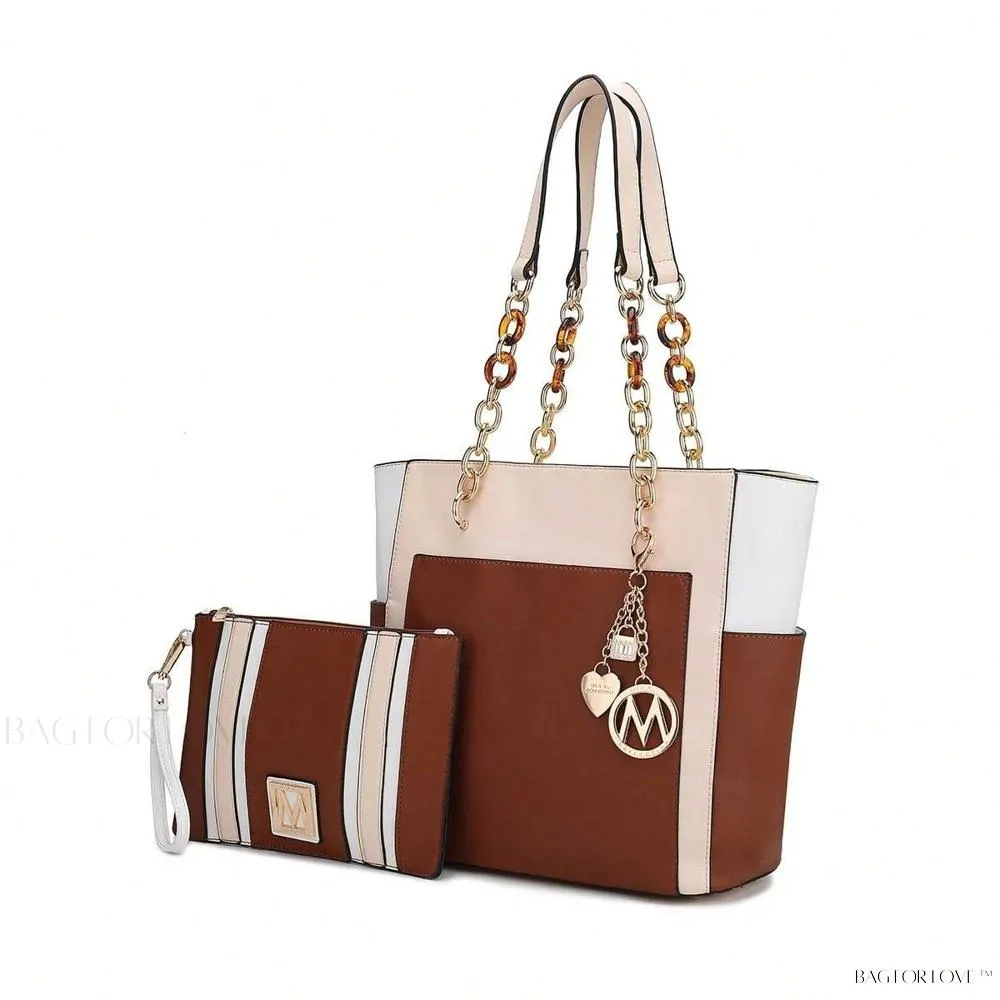 BagForLove - Rochelle Collection Luxury Vegan Leather Shoulder Bag