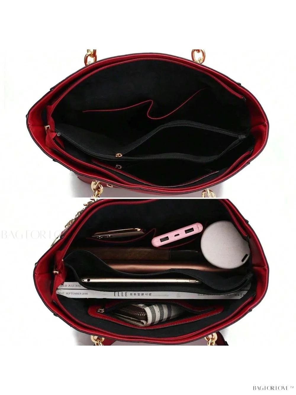 BagForLove - Rochelle Collection Luxury Vegan Leather Shoulder Bag