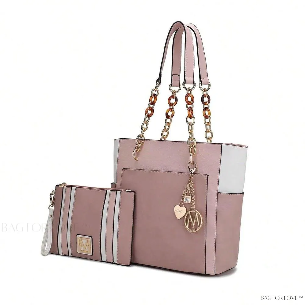 BagForLove - Rochelle Collection Luxury Vegan Leather Shoulder Bag