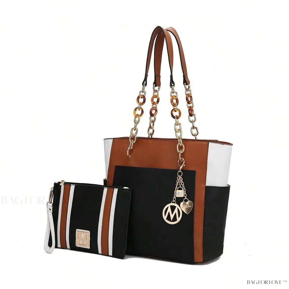 BagForLove - Rochelle Collection Luxury Vegan Leather Shoulder Bag