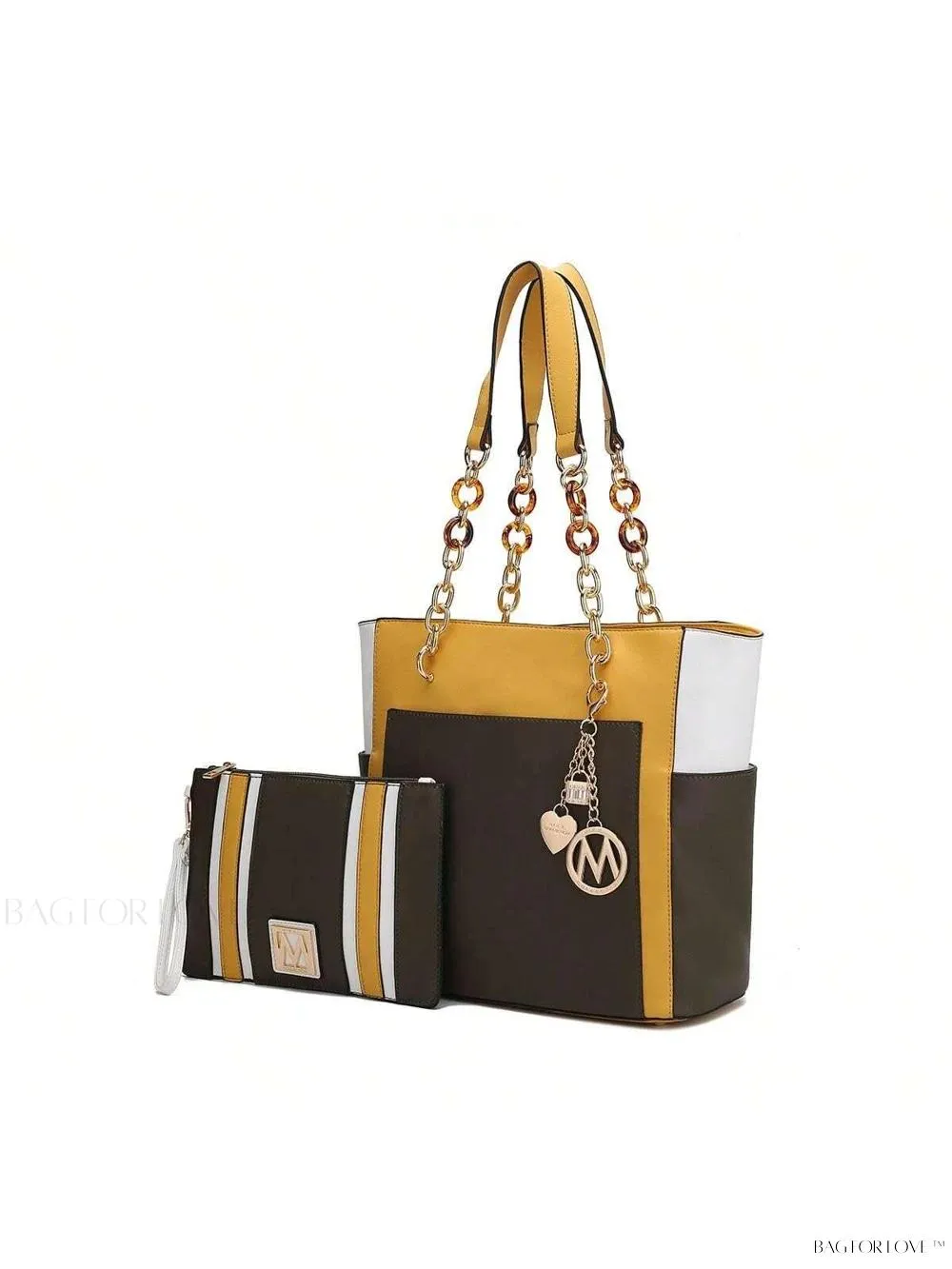 BagForLove - Rochelle Collection Luxury Vegan Leather Shoulder Bag