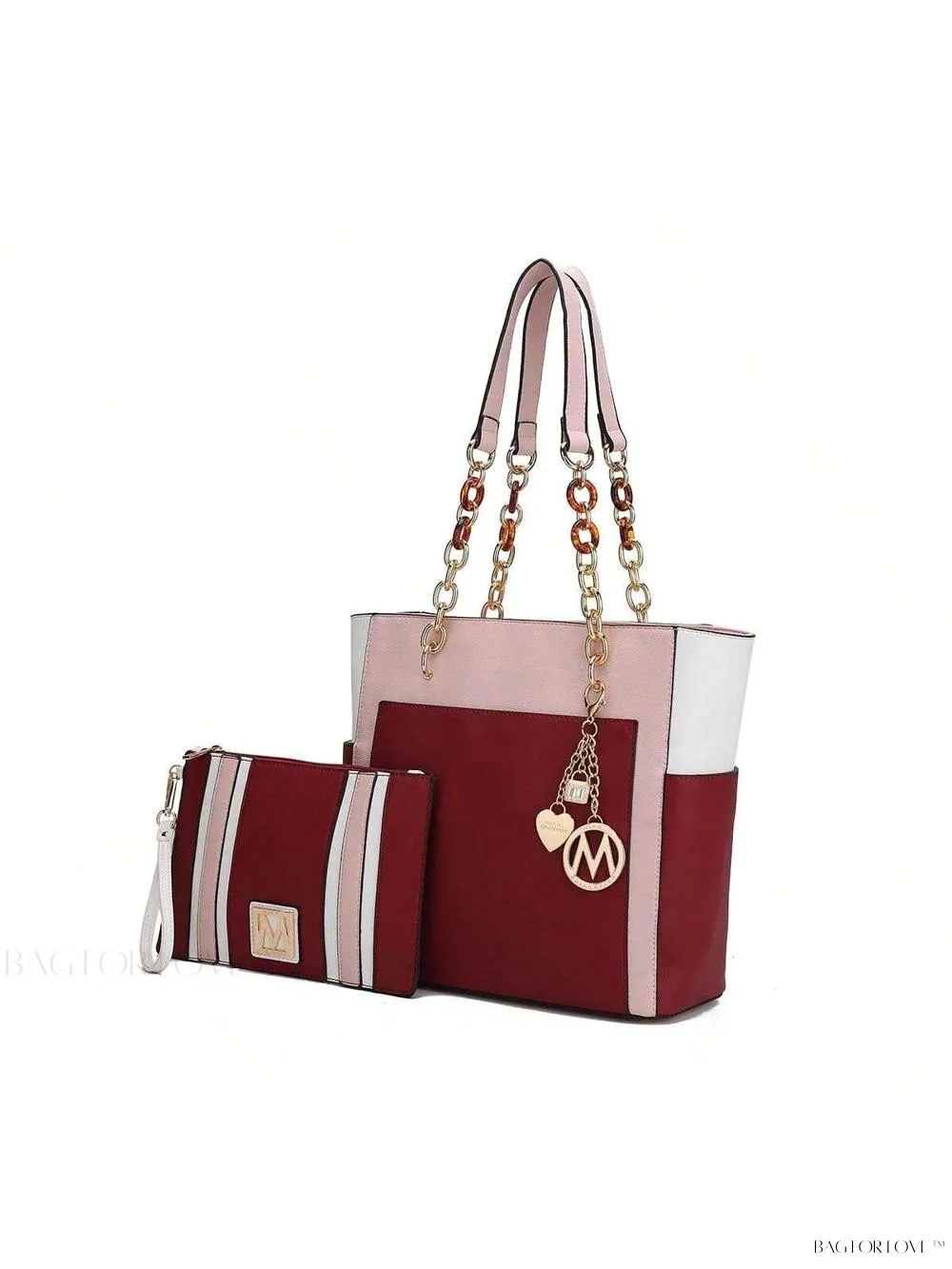 BagForLove - Rochelle Collection Luxury Vegan Leather Shoulder Bag