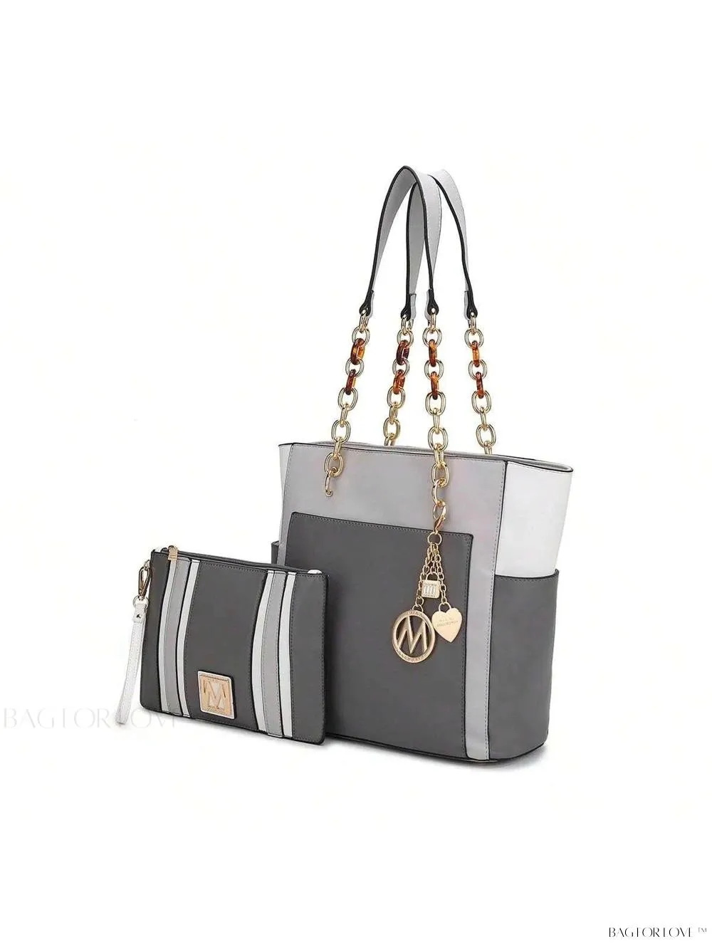 BagForLove - Rochelle Collection Luxury Vegan Leather Shoulder Bag