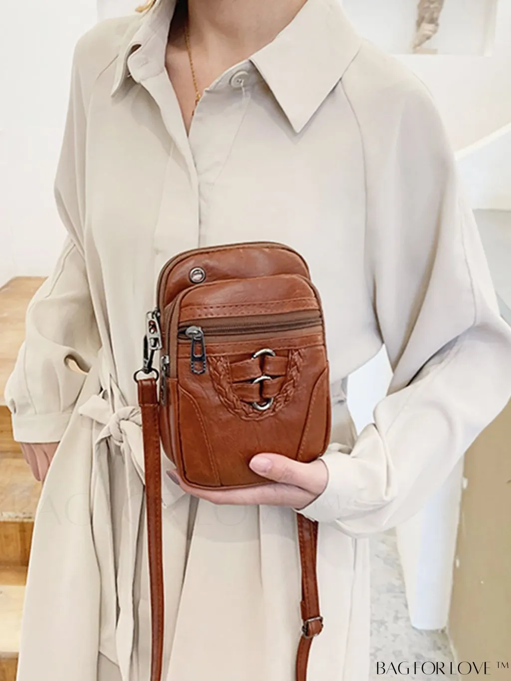 BagForLove - Stylish Retro Small Phone Bag for Women - Versatile Crossbody Purse with Wallet Pouch