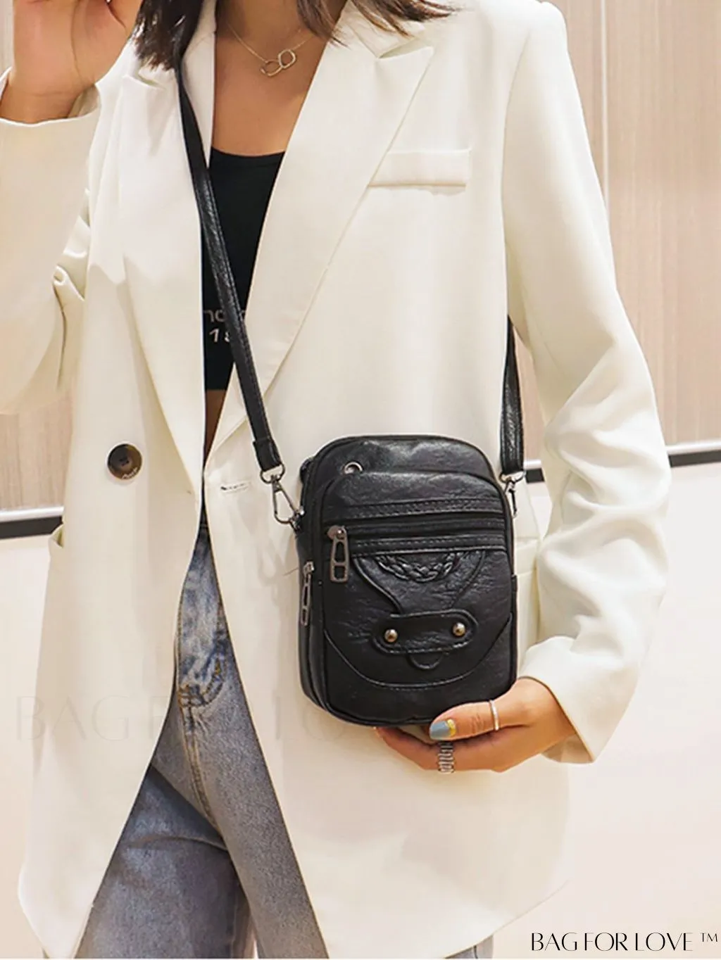 BagForLove - Stylish Retro Small Phone Bag for Women - Versatile Crossbody Purse with Wallet Pouch