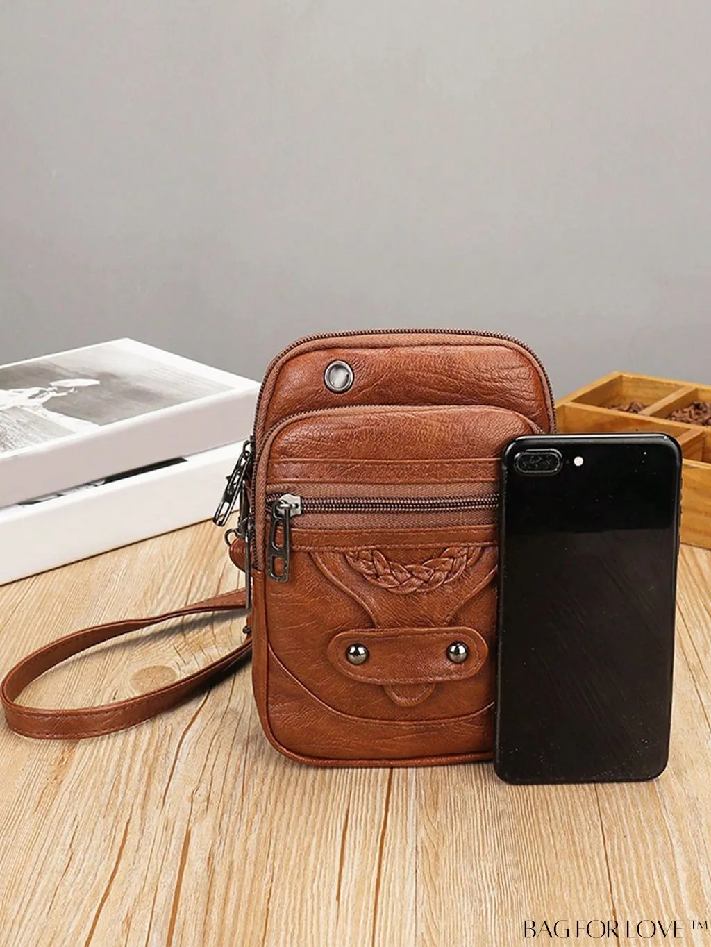 BagForLove - Stylish Retro Small Phone Bag for Women - Versatile Crossbody Purse with Wallet Pouch