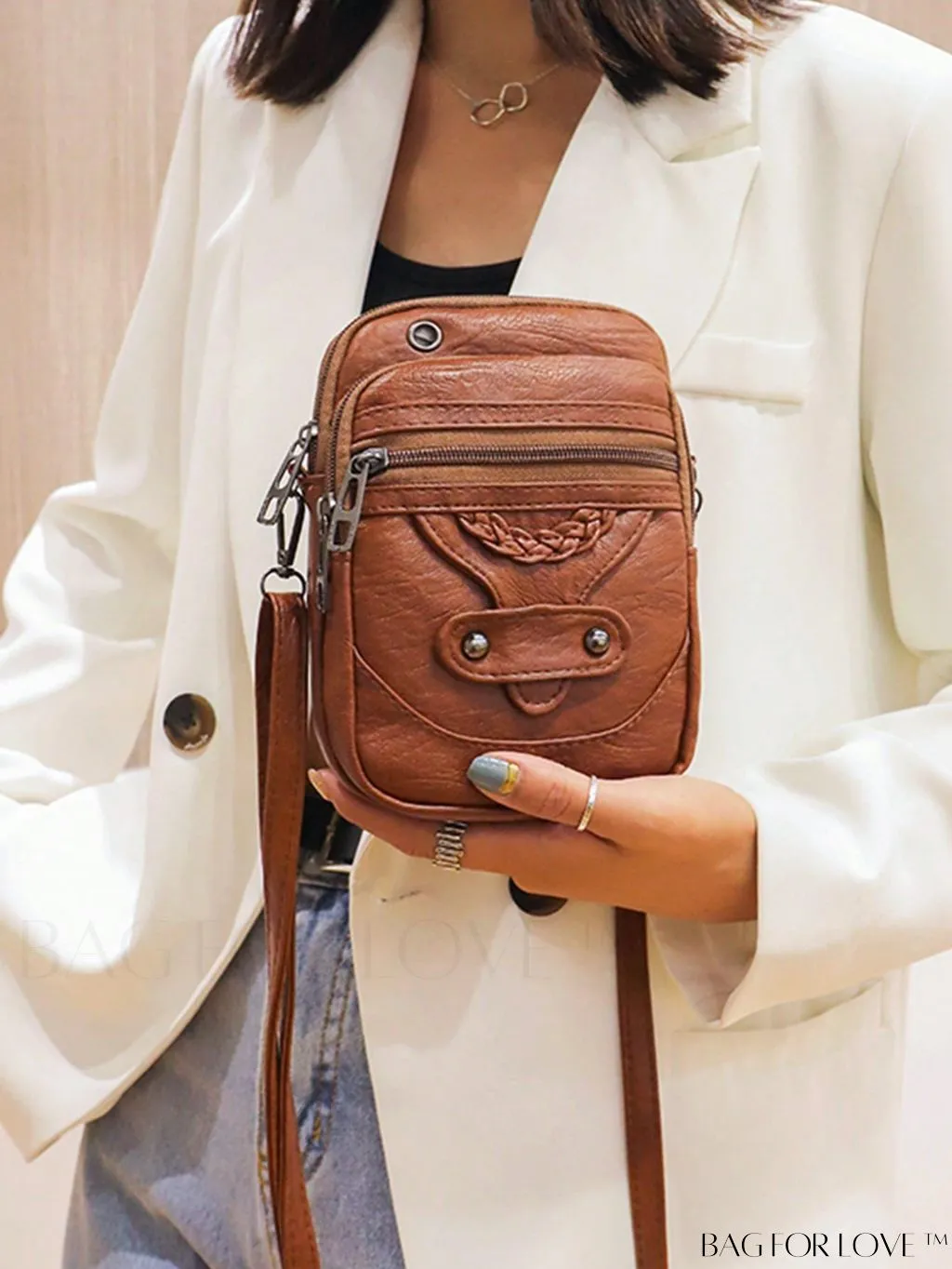 BagForLove - Stylish Retro Small Phone Bag for Women - Versatile Crossbody Purse with Wallet Pouch
