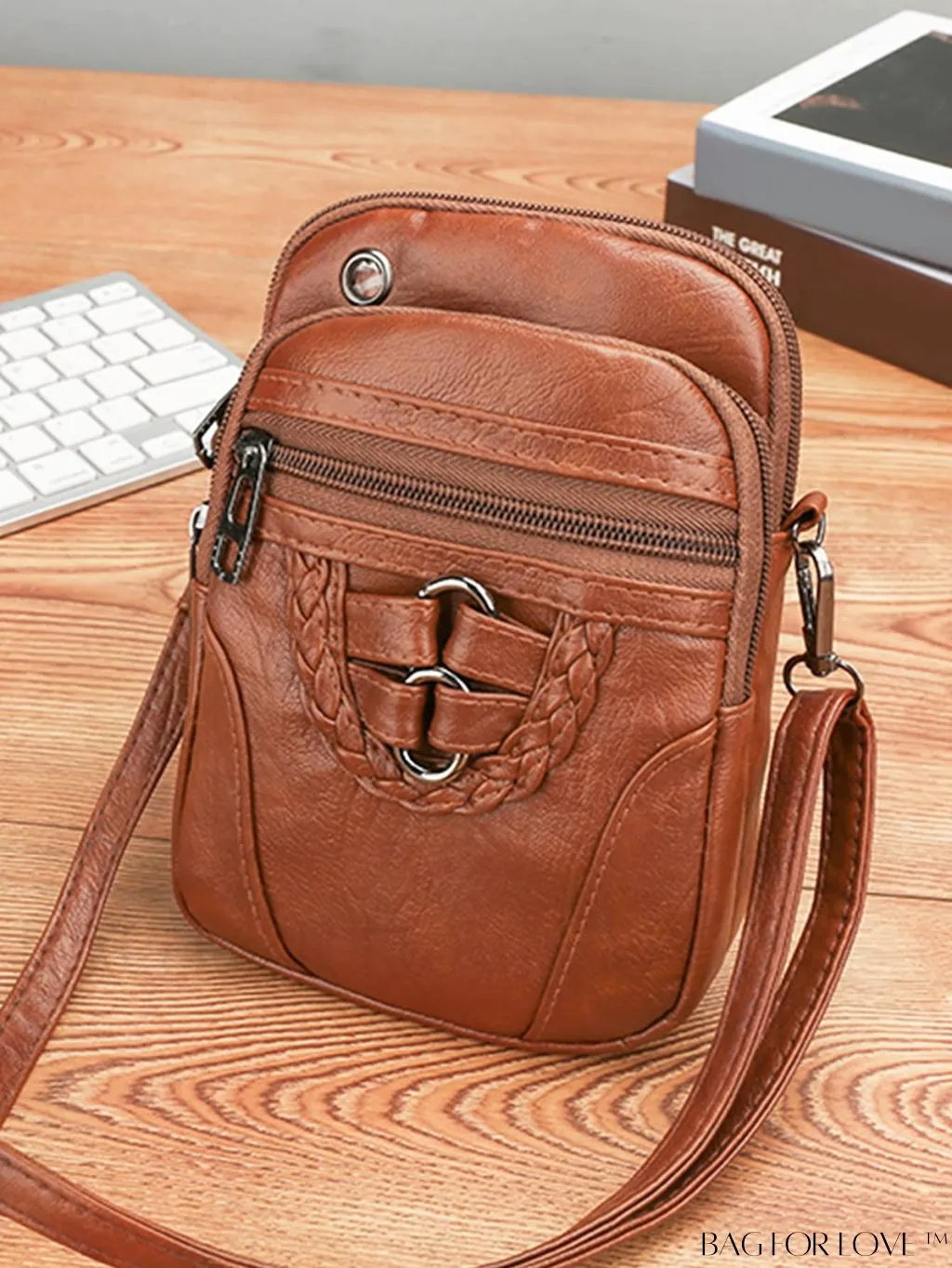 BagForLove - Stylish Retro Small Phone Bag for Women - Versatile Crossbody Purse with Wallet Pouch