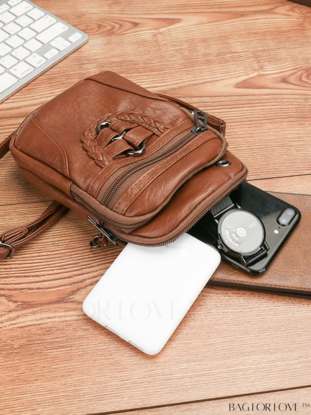 BagForLove - Stylish Retro Small Phone Bag for Women - Versatile Crossbody Purse with Wallet Pouch