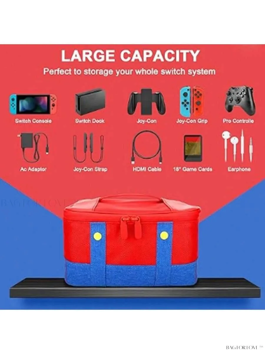 BagForLove - Switch Organizer and Carrying Case for Safe Transport