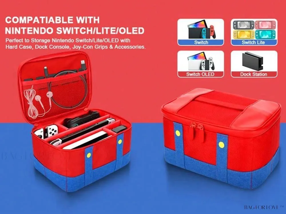 BagForLove - Switch Organizer and Carrying Case for Safe Transport