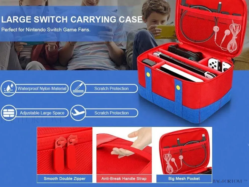 BagForLove - Switch Organizer and Carrying Case for Safe Transport
