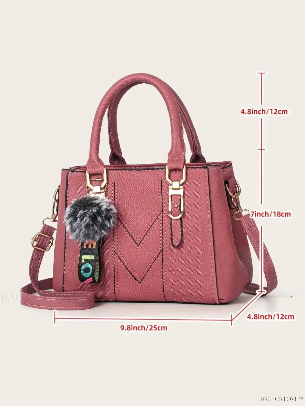 BagForLove - Versatile Mother's Day Gift Beautiful Handbag with Pendant