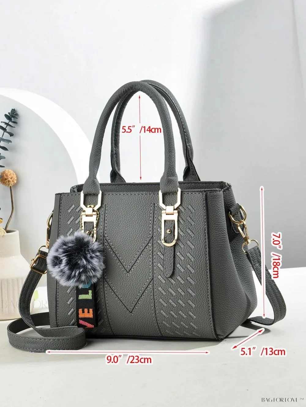 BagForLove - Versatile Mother's Day Gift Beautiful Handbag with Pendant