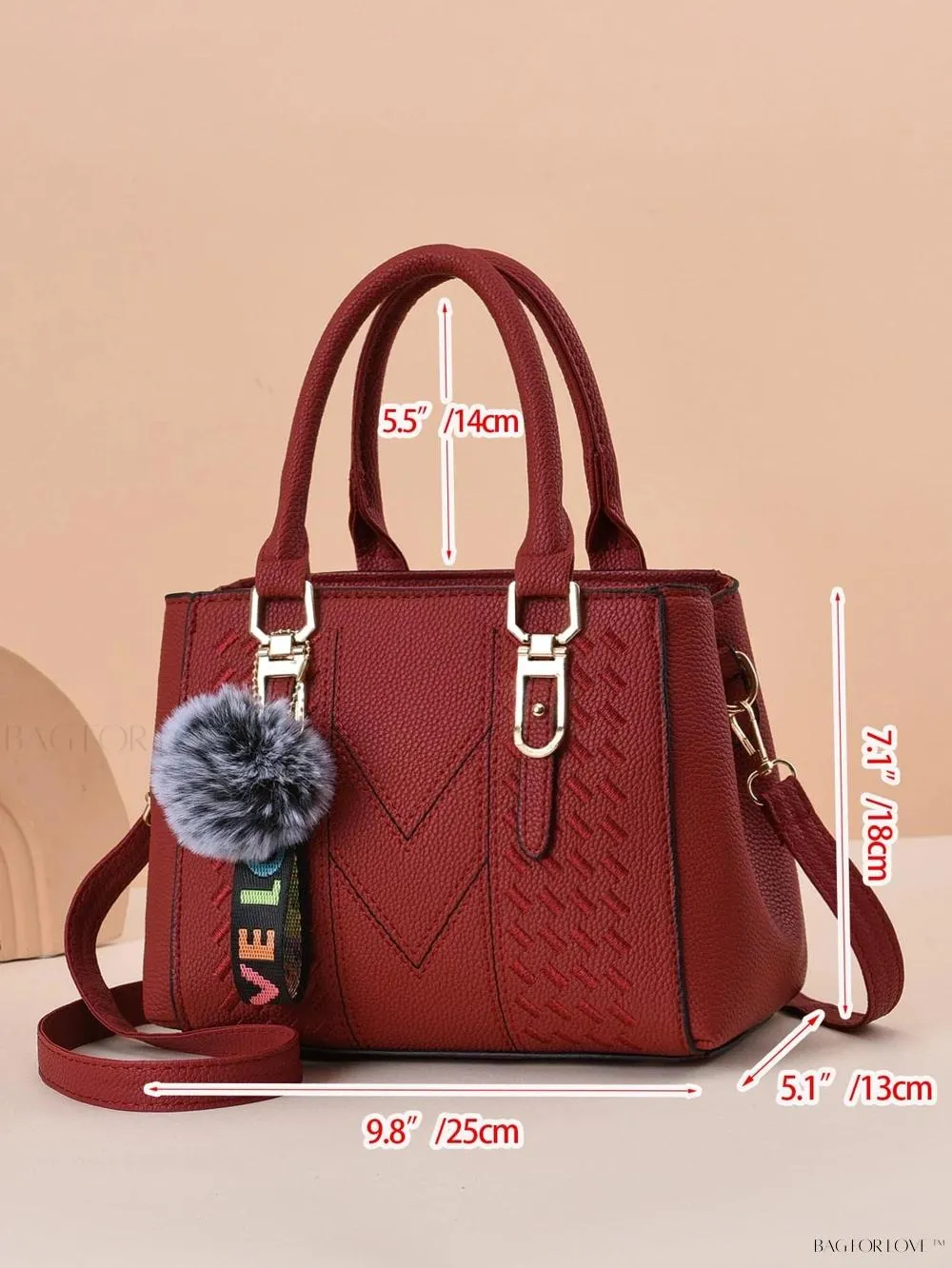 BagForLove - Versatile Mother's Day Gift Beautiful Handbag with Pendant