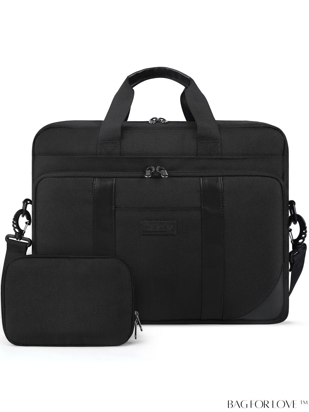 BagForLove - Waterproof 17-Inch Laptop Briefcase for Men - Large, Professional & Adjustable Messenger Bag
