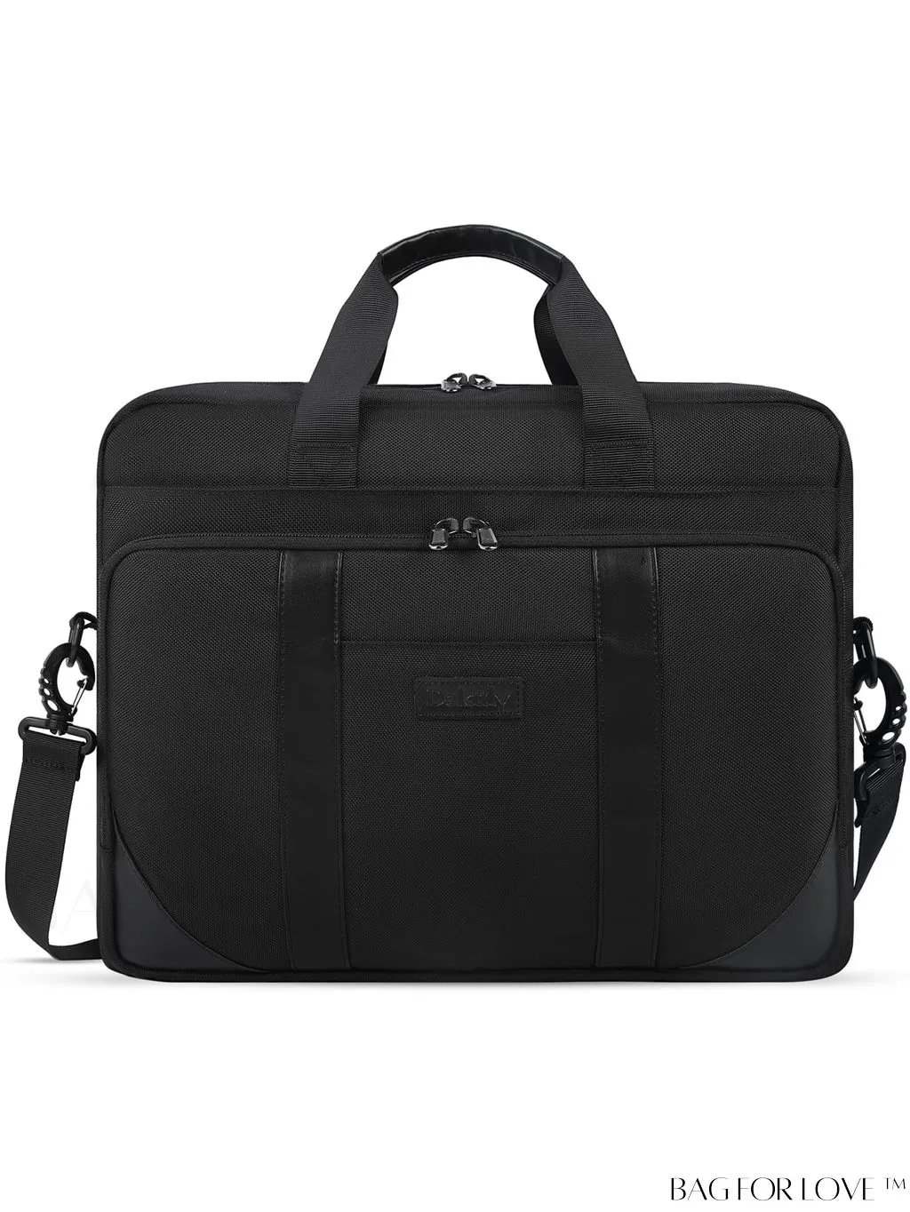 BagForLove - Waterproof 17-Inch Laptop Briefcase for Men - Large, Professional & Adjustable Messenger Bag