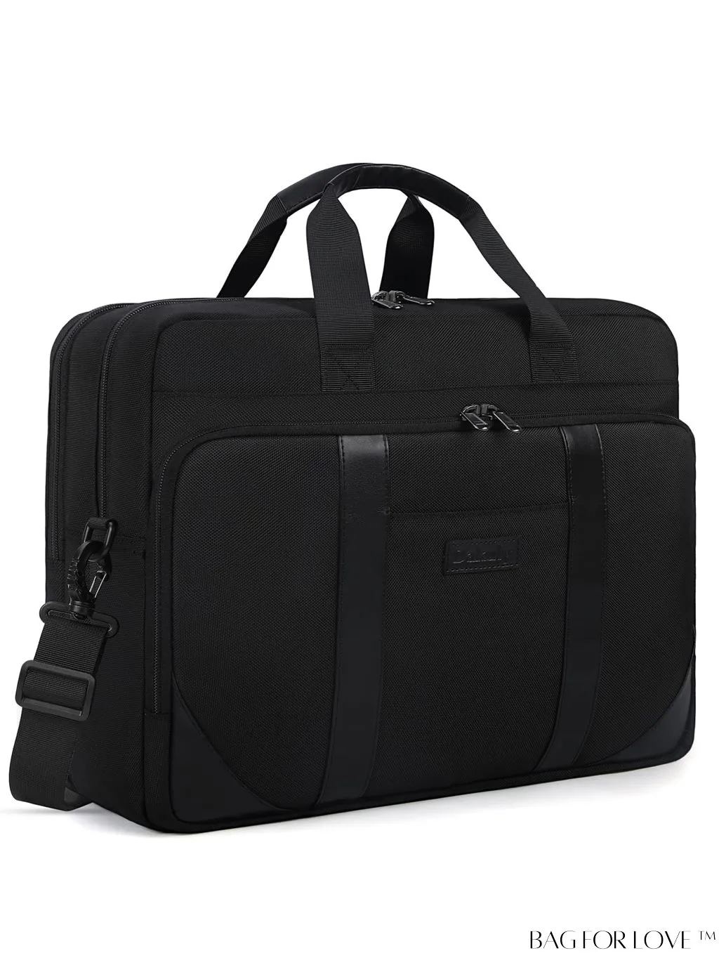 BagForLove - Waterproof 17-Inch Laptop Briefcase for Men - Large, Professional & Adjustable Messenger Bag