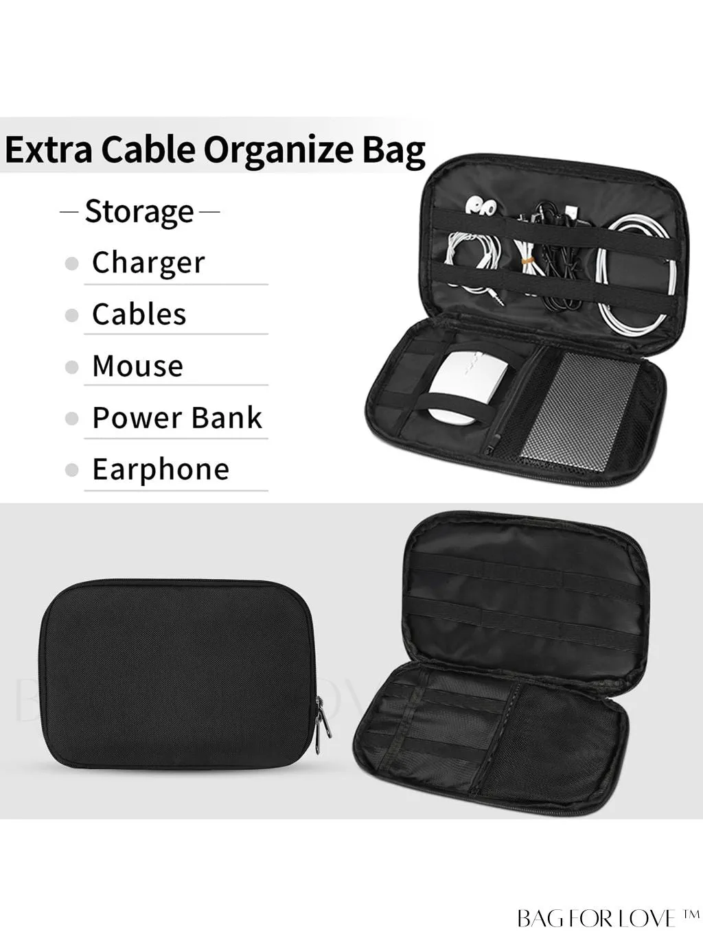 BagForLove - Waterproof 17-Inch Laptop Briefcase for Men - Large, Professional & Adjustable Messenger Bag