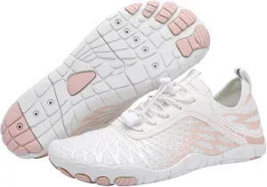 Barefoot Shoes for Women Waterproof Trail Running Non-Slip Hike Barefoot Footwear Womens Hiking Quick Drying Shoes with Wide Toe Box