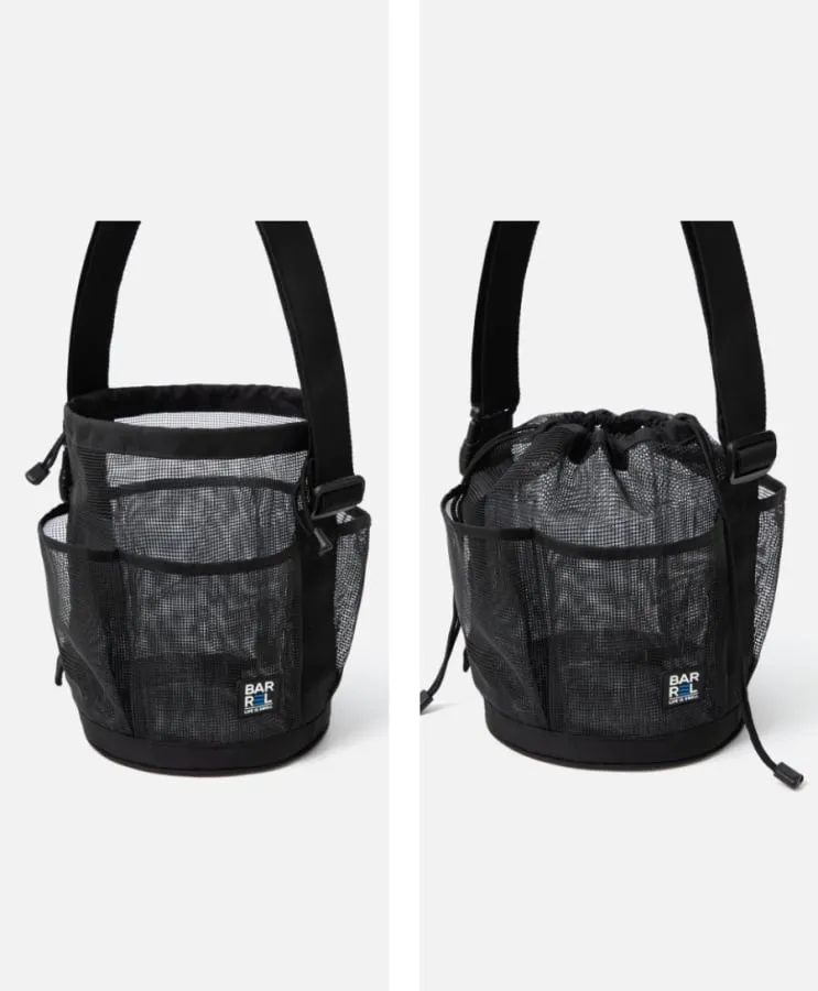 Barrel Mesh Shower Totebag-PINK