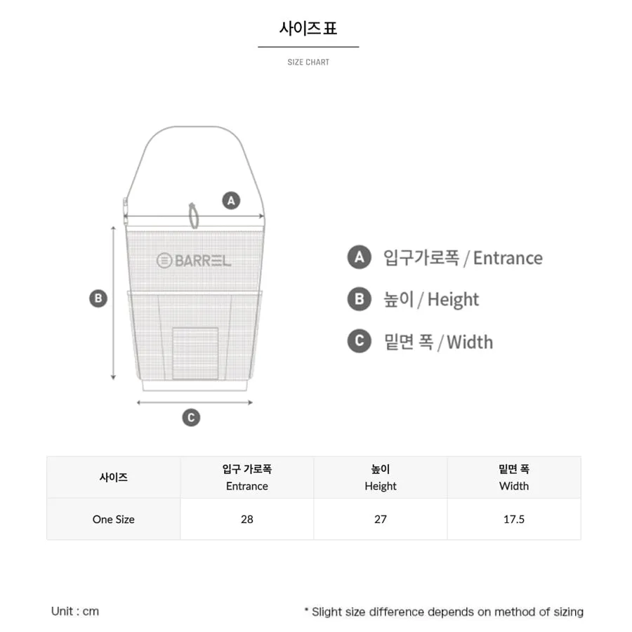 Barrel Mesh Shower Totebag-PINK
