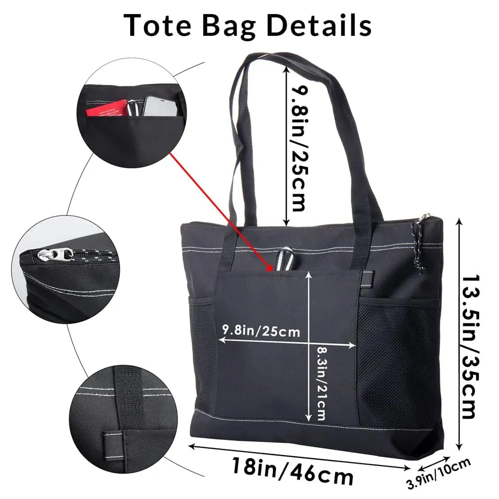 Be Salty and Stay Lit Tote Bag - Stylish & Functional Polyester Tote with Front Pocket Name Customization - 6 Color Options - Perfect for Daily Essentials (Teal)