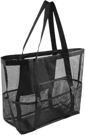 Beach Bag - Mesh Beach Handbag Suitable for Women's Various Holiday Gifts, Suitable for Beach Vacation, Swimming Pool Travel