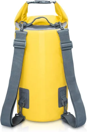 Beach Bag Outdoor Portable Waterproof Bucket for Outdoor Riding Camping Travel Water Sports Storage Bag Outdoor Quick-Drying Bag (Color : Green Size : 210450mm) (Yellow 200 * 300mm)