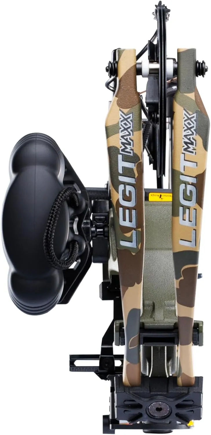 Bear Archery Legit MAXX Ready to Hunt Compound Bow Package with IMS Rest and Picatinny Sight Mounts, 10-70 lb Draw Weight, 14-13" Length