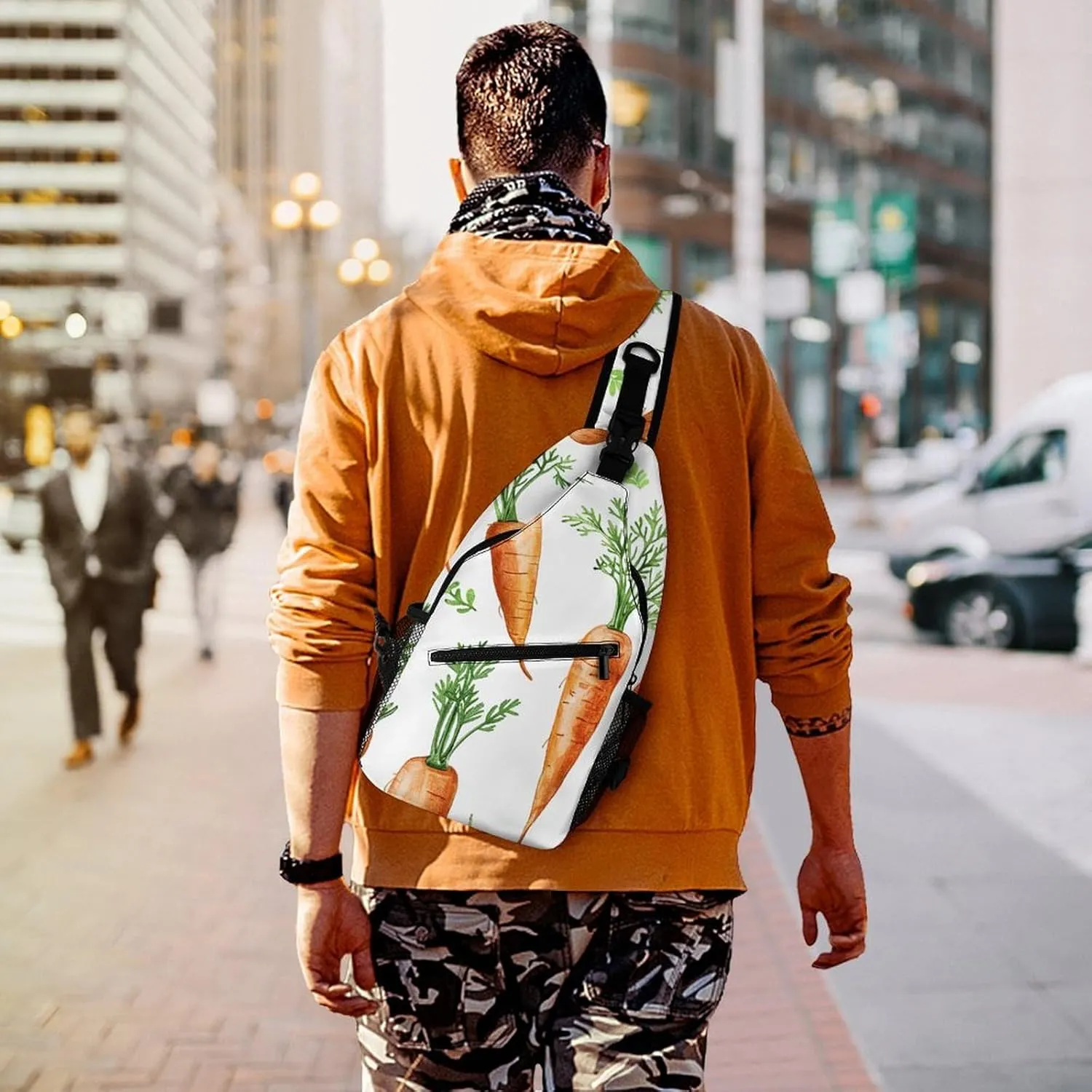 Beautiful Cheese Board Crossbody Bag, Sling Bag, Sling Backpack, Belt Bags for Travel Outdoors Hiking