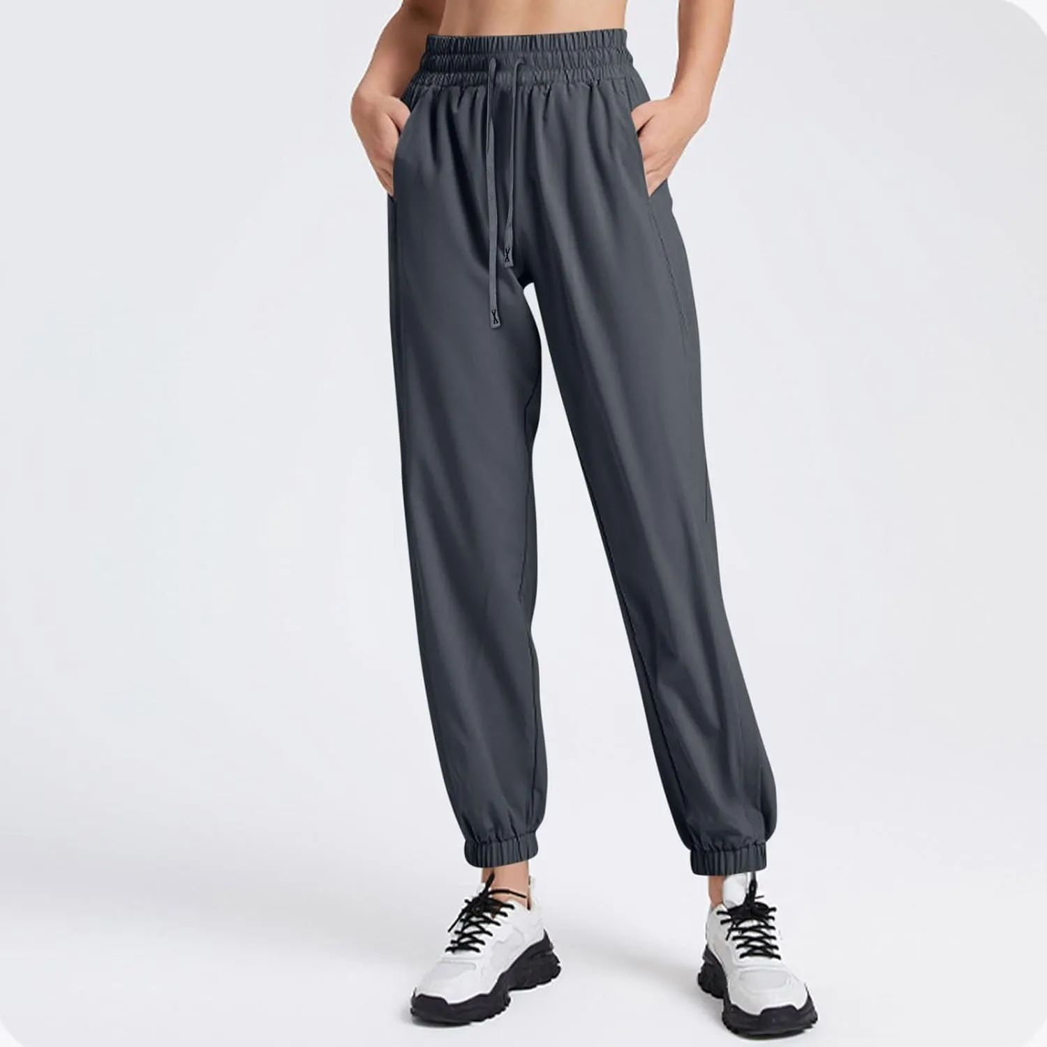 Beeswan Pants for Women Ultra Stretch Breathable Casual Pant Quick Drying Stretch Active Trousers Over 50