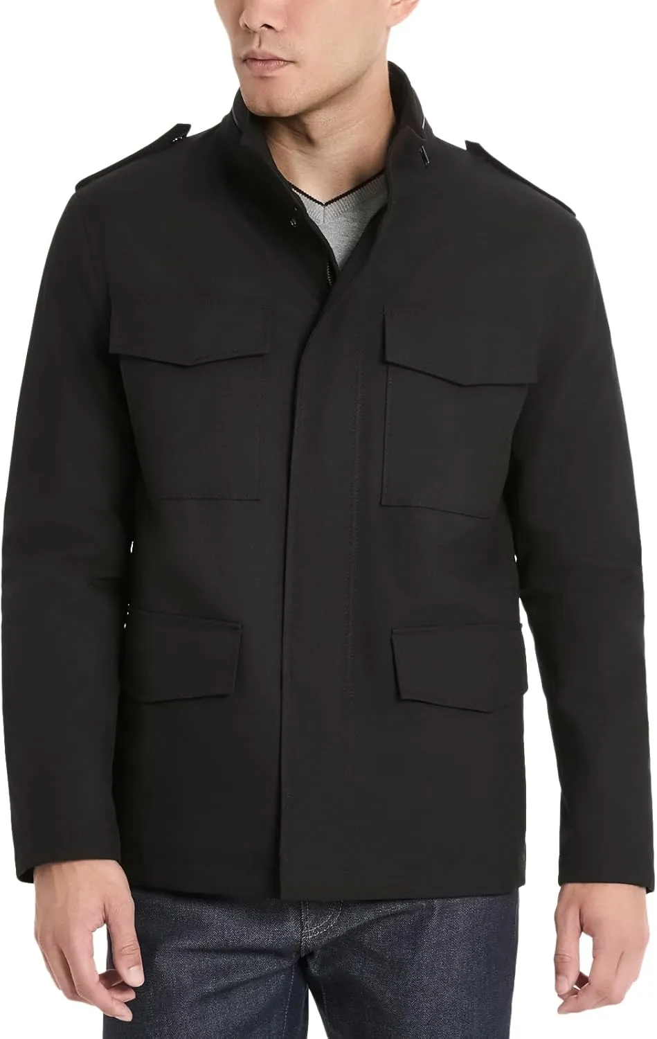 Ben Sherman Men's Beekman Casual Military Jacket