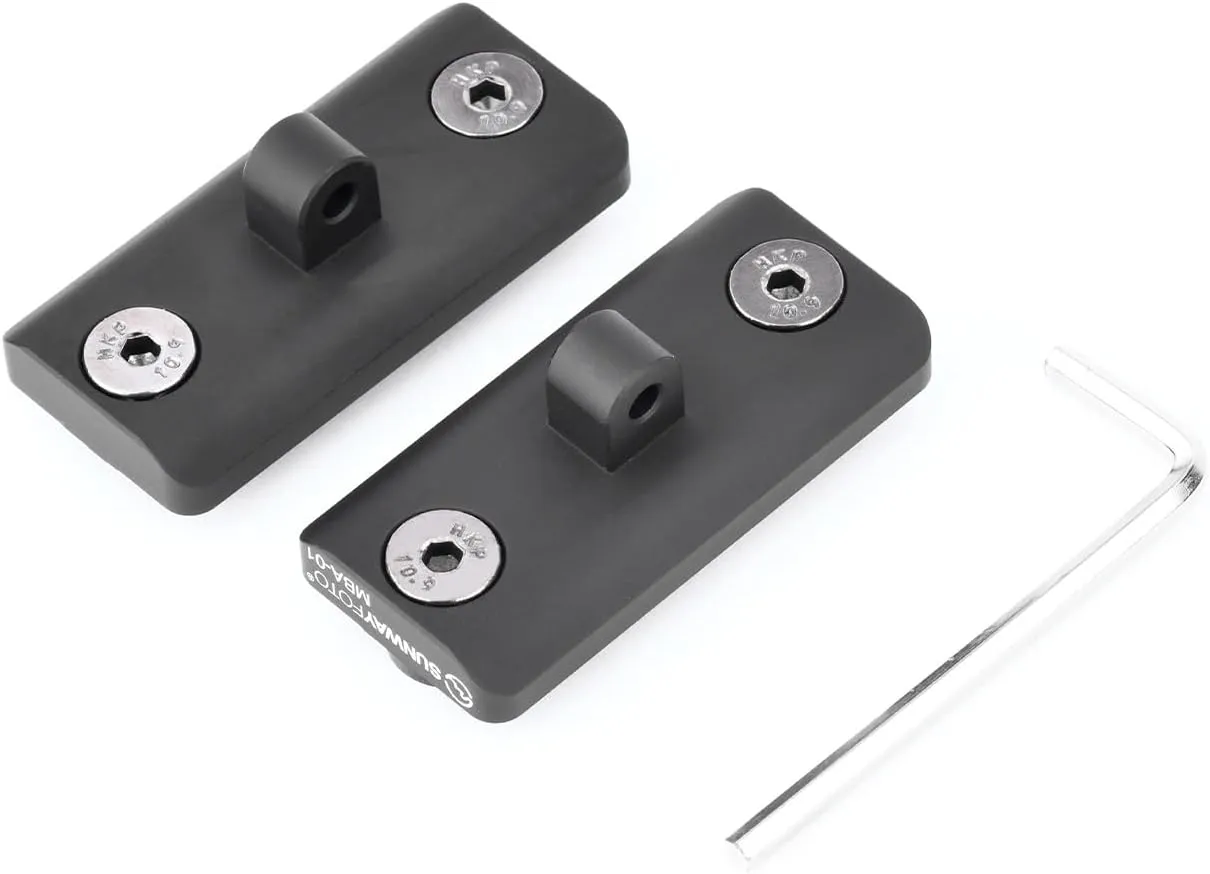 Bipod M lok Adapter(2PCS), Harris Type Bipod Mount Compatible with M LOK Sling Stud MBA-01 * 2pcs