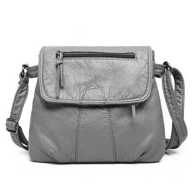Black Small Women Messenger Handbag Purses