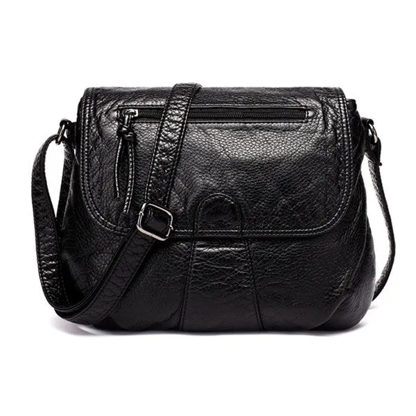 Black Small Women Messenger Handbag Purses