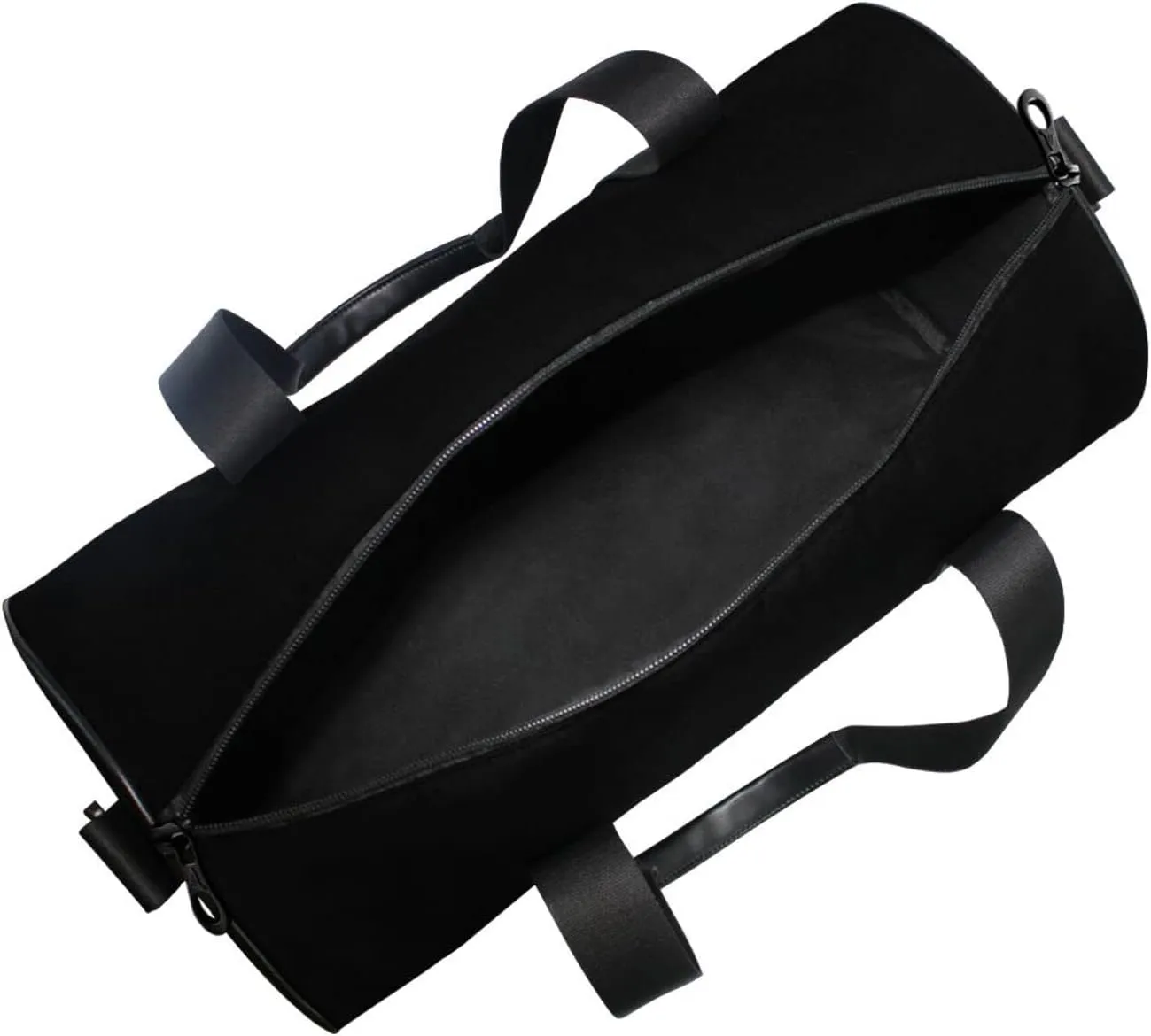 Black White Pattern Gamepad Smartphone Neon on Dark Bricks Duffel Bag, Foldable Canvas Travel Tote for Gym Sports with Inner Pockets, Durable Lightweight Fitness Bag for Overnight Workout