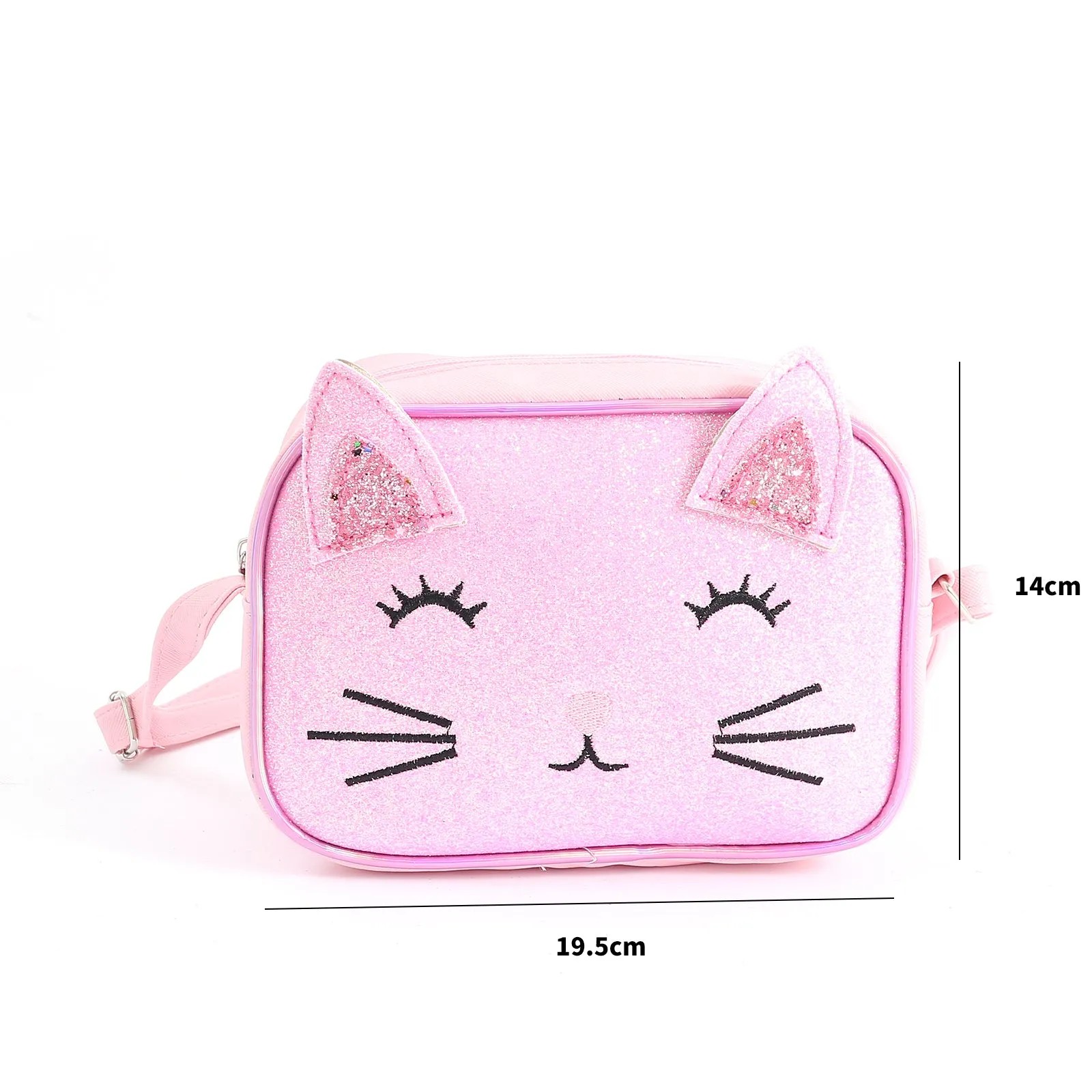 Blushing Cat Side Sling Bag: Perfect for Cat Lovers!