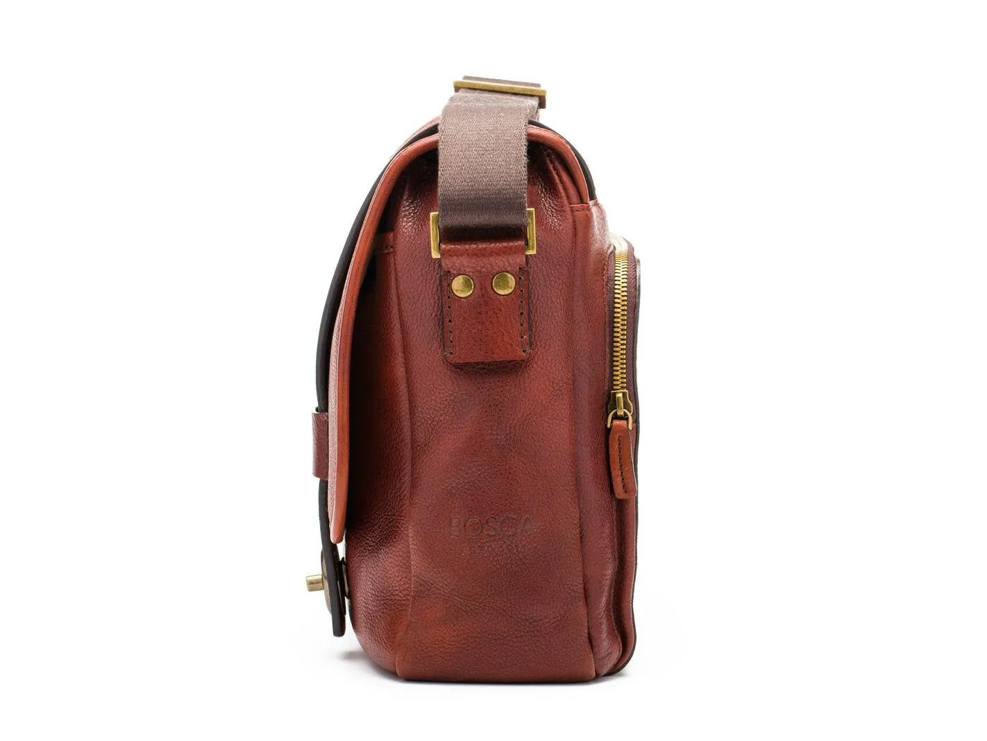 Bosca Canvas/Washed Bag Messenger