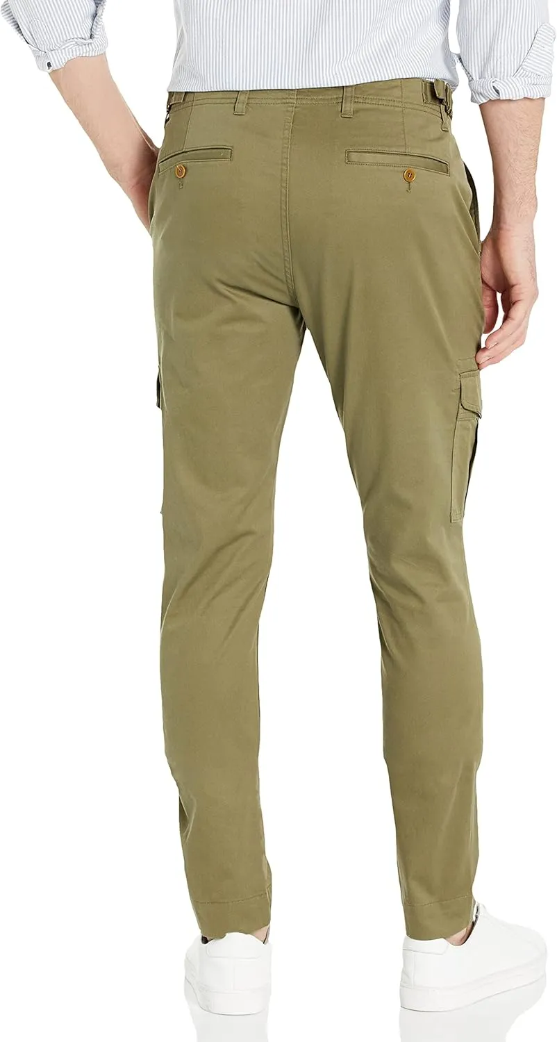 Brooks Brothers Men's Washed Cotton Stretch Cargo Pants