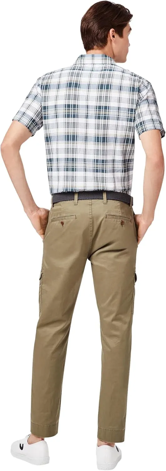 Brooks Brothers Men's Washed Cotton Stretch Cargo Pants