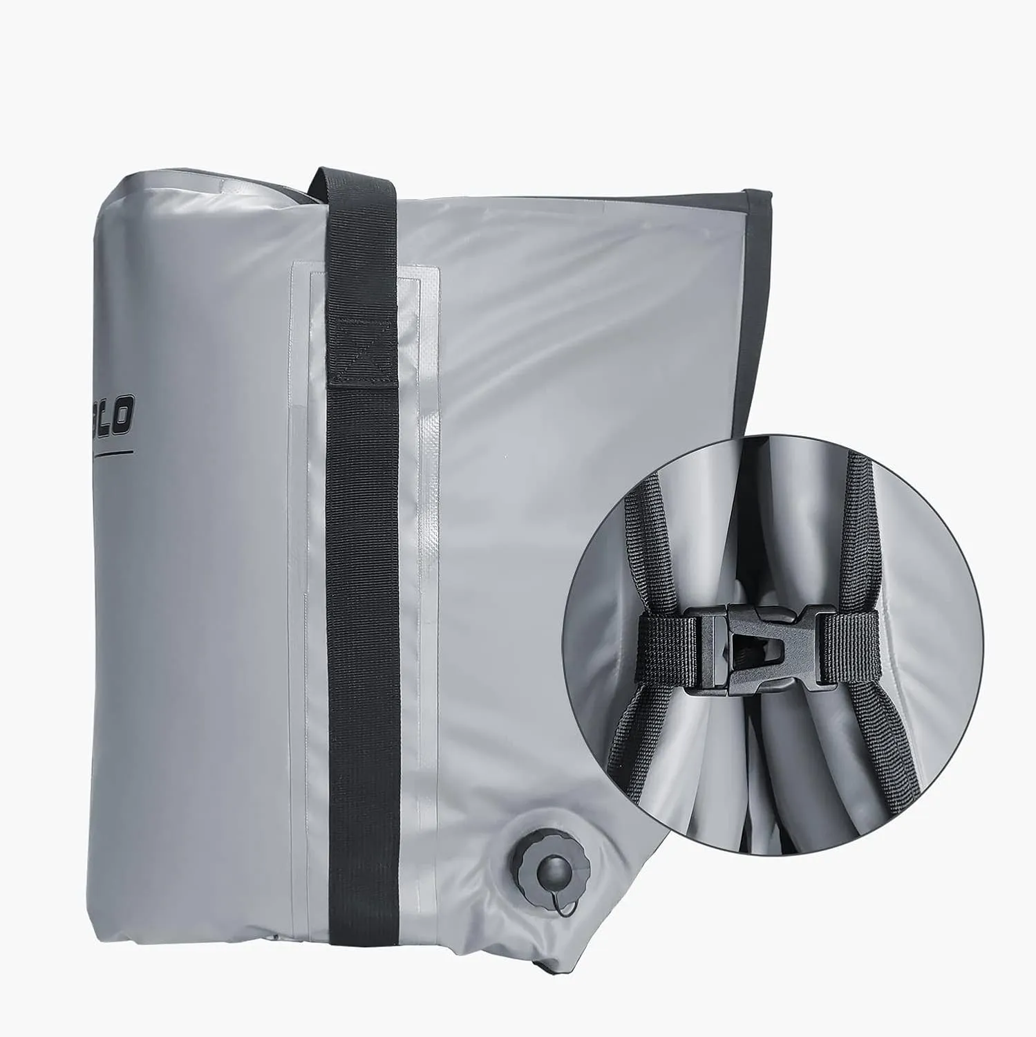 Buffalo Gear Insulated Fish Cooler - 27.5QT 58QT Waterproof Flat Bottom Bag, Leakproof and Fishing Kill Bag