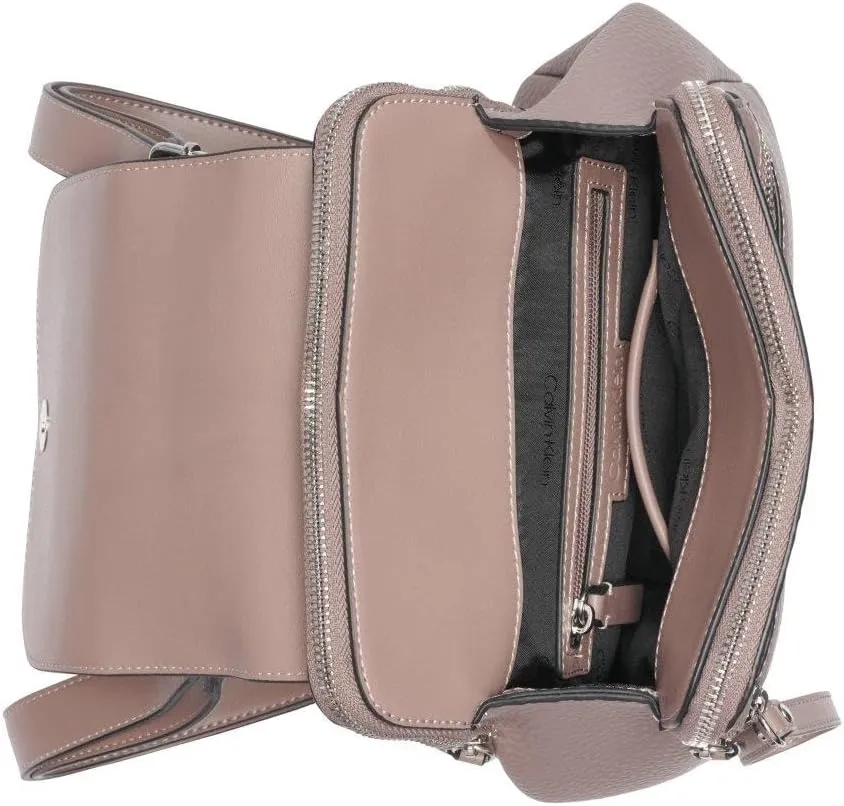 Calvin Klein Elaine Bubble Lamb Novelty Key Item Flap Backpack