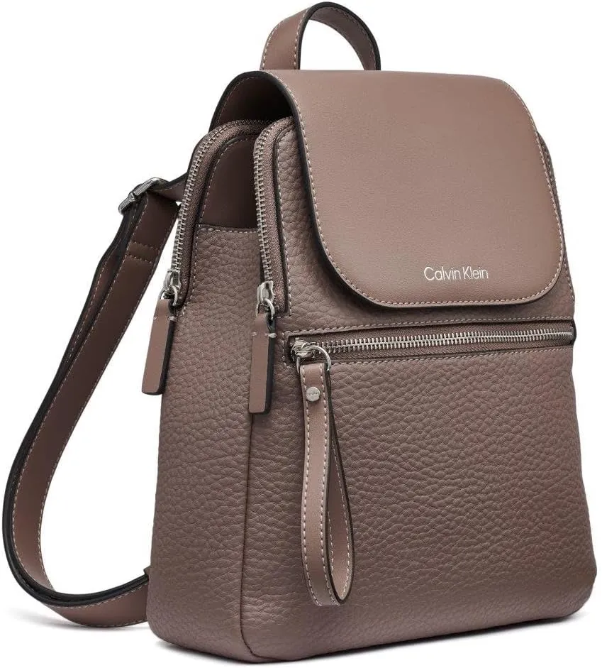 Calvin Klein Elaine Bubble Lamb Novelty Key Item Flap Backpack
