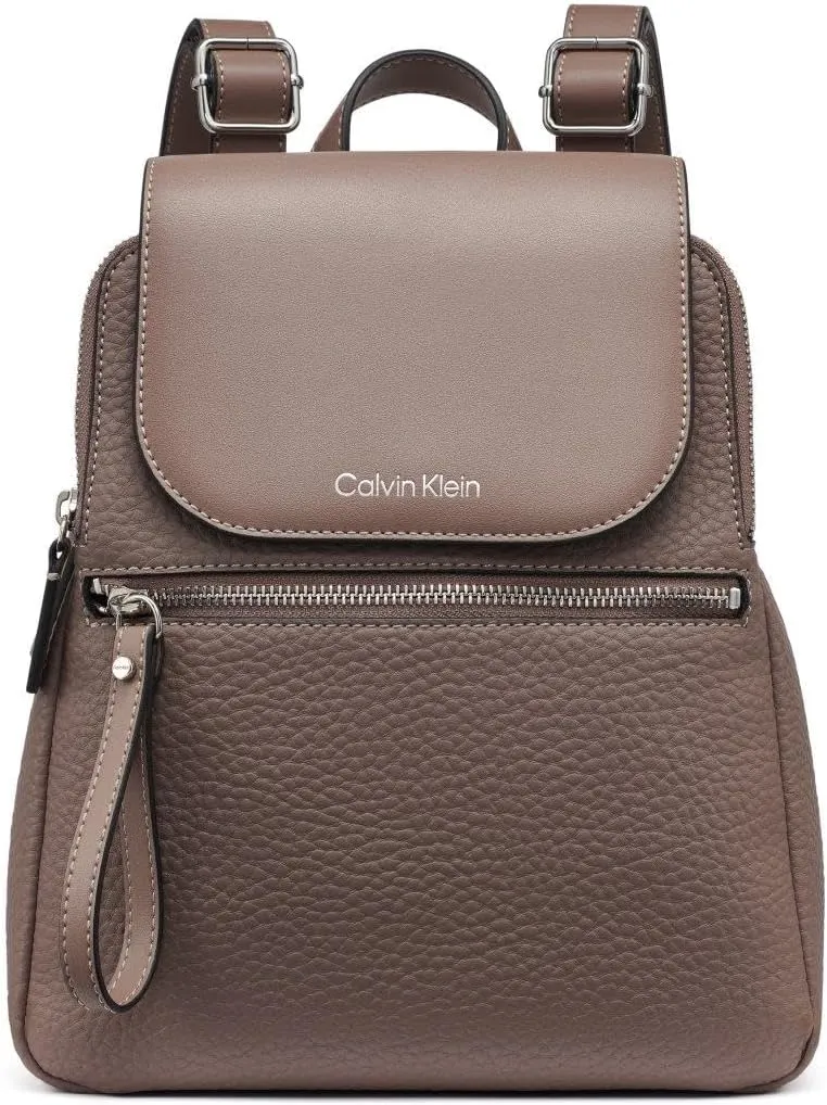 Calvin Klein Elaine Bubble Lamb Novelty Key Item Flap Backpack